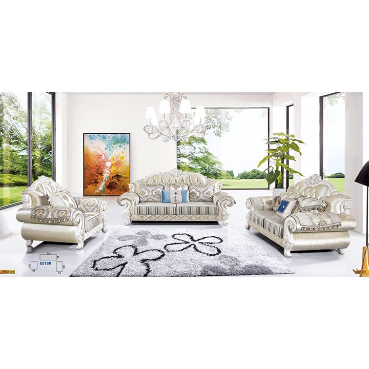 Ghế sofa tân cổ điển phòng khách lớn HHP-SFCD8518 cao cấp