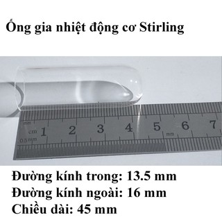 Ống gia nhiệt - phụ kiện thay thế động cơ Stirling / động cơ đốt ngoài