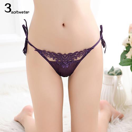 Quần lót lọt khe phối ren quyến rũ dành cho nữ