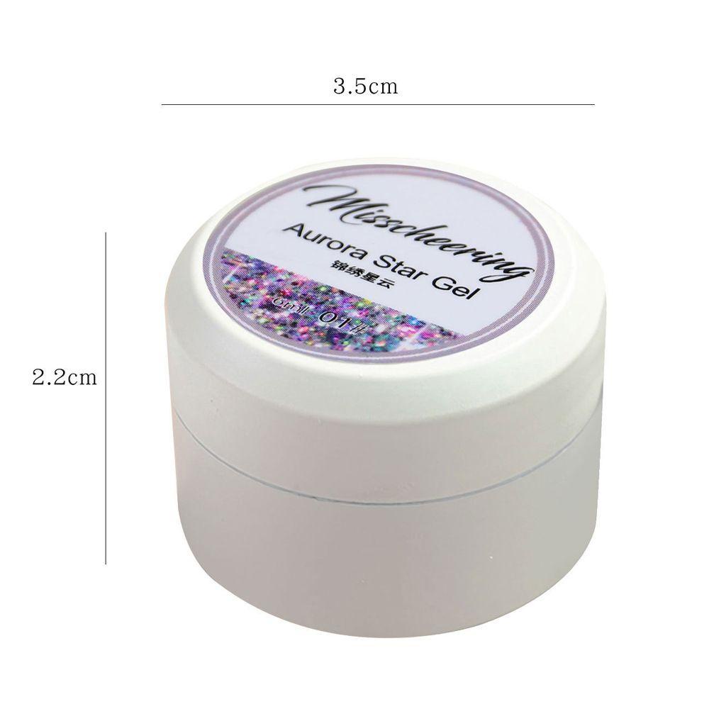 QQMALL Lọ Nước Sơn Móng Tay Kim Tuyến Lấp Lánh