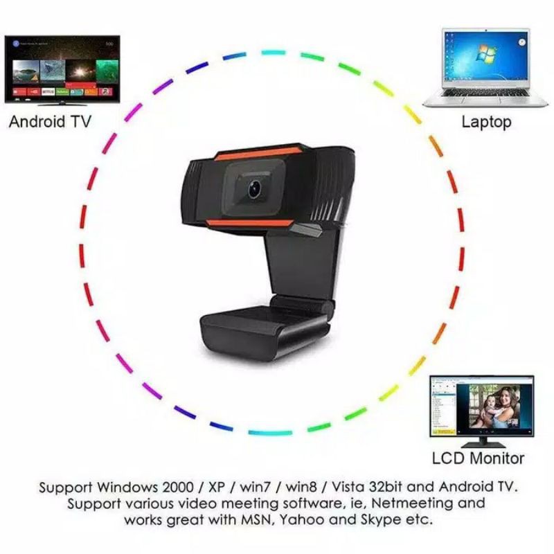 Webcam 720p Hd Tích Hợp Micro Cho Pc / Laptop | BigBuy360 - bigbuy360.vn