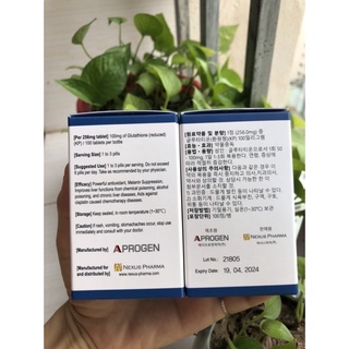 viên uống trắng sáng da glutanex