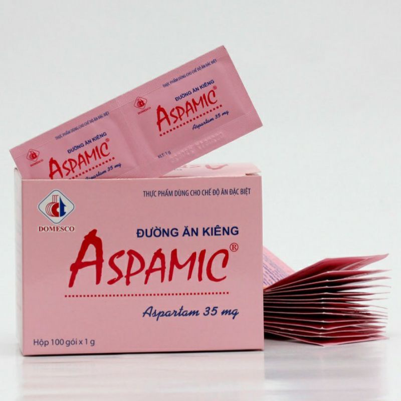 Đường ăn kiêng ASPAMIC 100 gói
