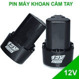 PIN 12V LI-LION DUNG LƯỢNG 1.5AH - PIN 12V CHO CÁC DÒNG MÁY KHOAN PIN 12V HITACHI MAKITA MAKTEC,BOSH,....