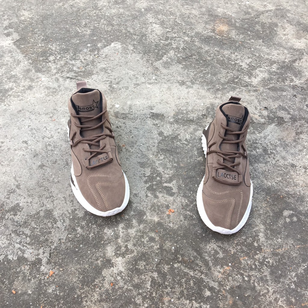 GIÀY THỂ THAO NAM CỔ CAO - GIÀY SNEAKER NAM INF X816 DA LỘN MỊN CAO CẤP | BigBuy360 - bigbuy360.vn