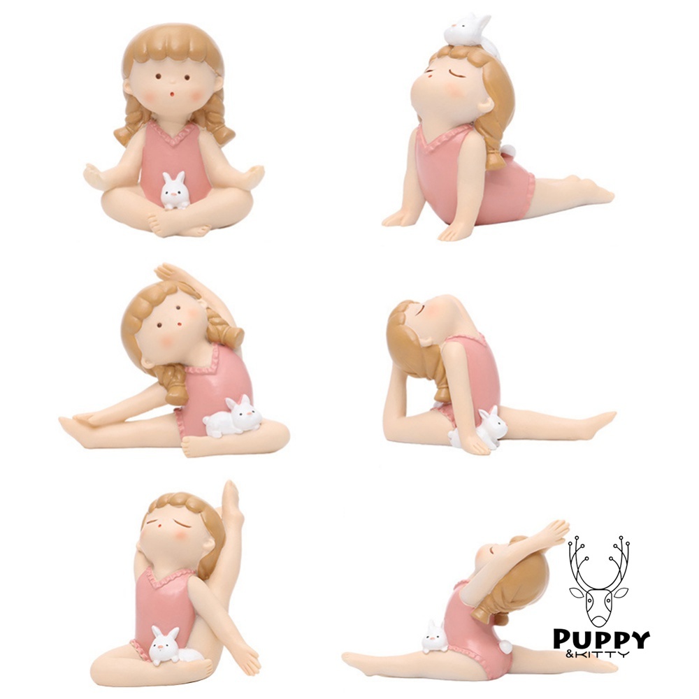 Chú Thỏ Hoạt Hình Tập Yoga Ngộ Nghĩnh Đáng Yêu