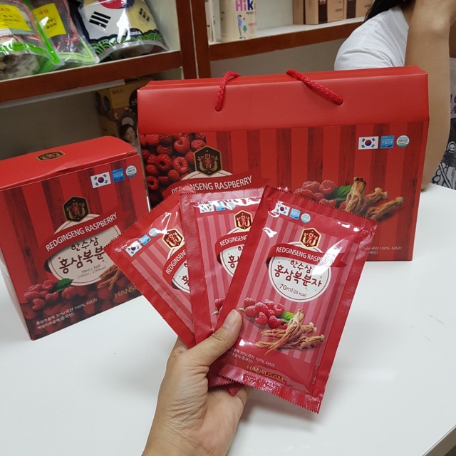 [ HÀNG HOT MỚI VỀ ] NƯỚC HỒNG SÂM PHÚC BỒN TỬ 20 GÓI X 70ML
