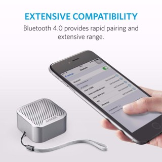 Loa bluetooth cao cấp ANKER SoundCore Nano Stereo Speaker (Xám)