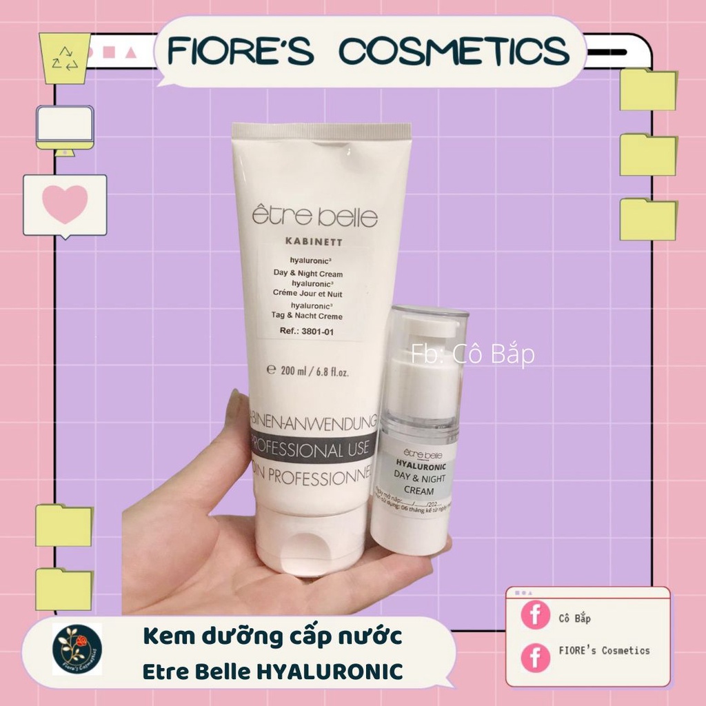 Kem dưỡng cấp nước etre belle Hyaluronic Day & Night Cream
