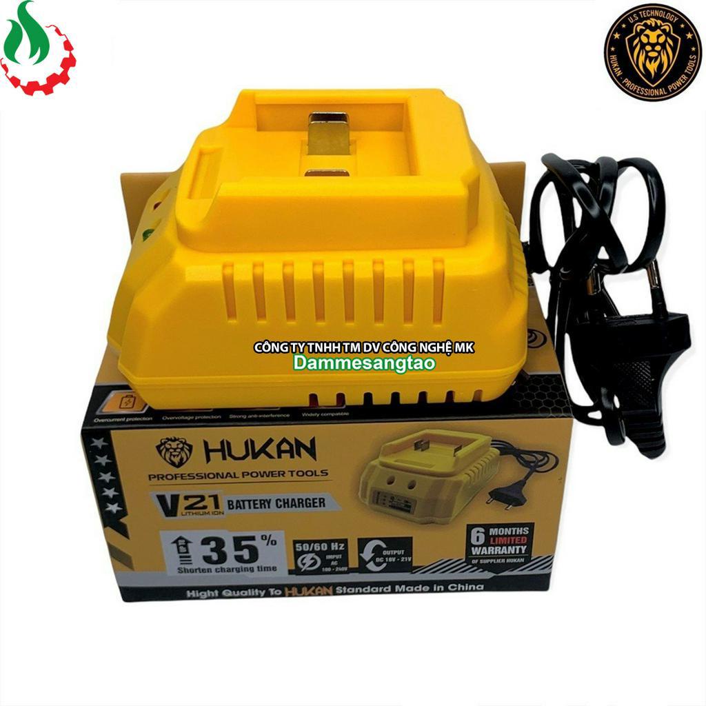 Sạc pin Hukan 21V HK-ADT21 (2A) chân pin Makita