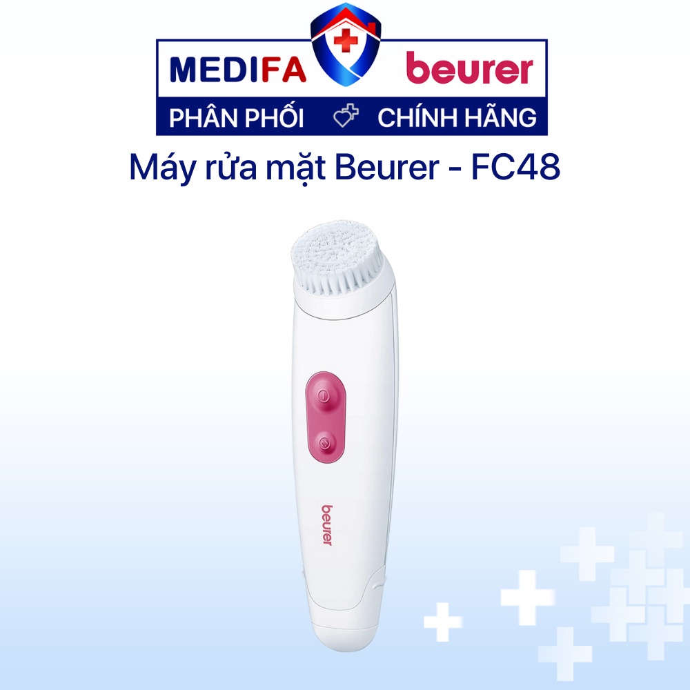 Máy rửa mặt Beurer FC48 đầu bàn chải, massage, tẩy tế bào chết chính hãng - Thiết bị y tế gia đình Medifa