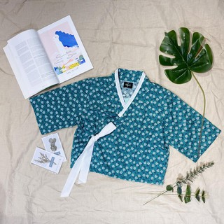 Áo hanbok  họa tiết hoa