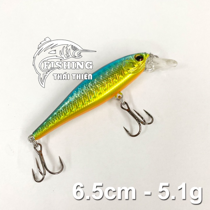 Mồi Giả Cá Cứng Fake Lure 8073 Dài 6.5cm Nặng 5.1g Mẫu Mới 3 Màu Siêu Nhạy Dùng Câu Cá Chẽm, Tráp, Mú, Lóc