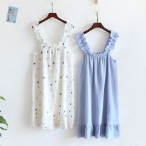 Đầm Ngủ Nữ Dây Bèo Chất Đũi Mềm Mịn- ZD-002 | BigBuy360 - bigbuy360.vn