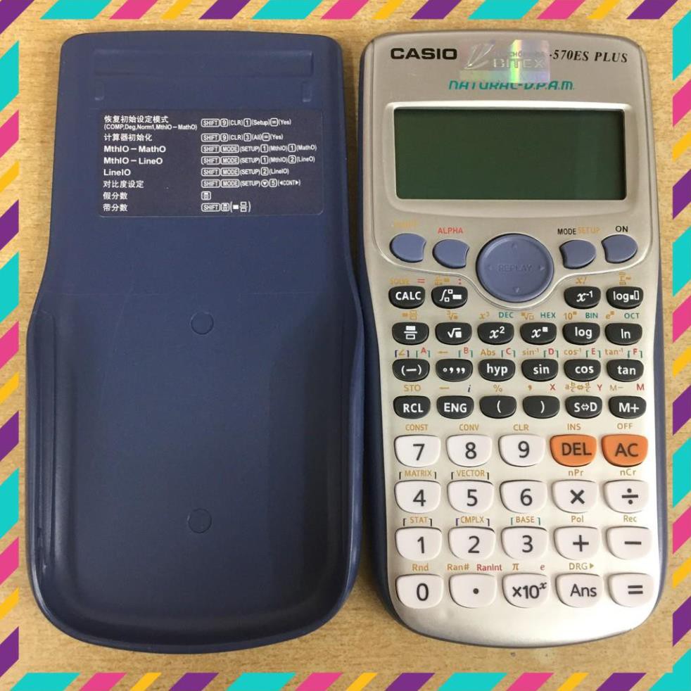 MÁY TÍNH HỌC SINH CASIO FX-570 ES PLUS