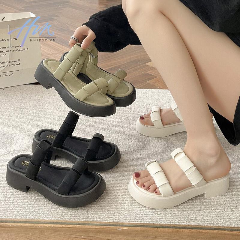 Dép Sandal Đế Dày Siêu Nhẹ Thời Trang Mùa Hè 2022 Cho Nữ