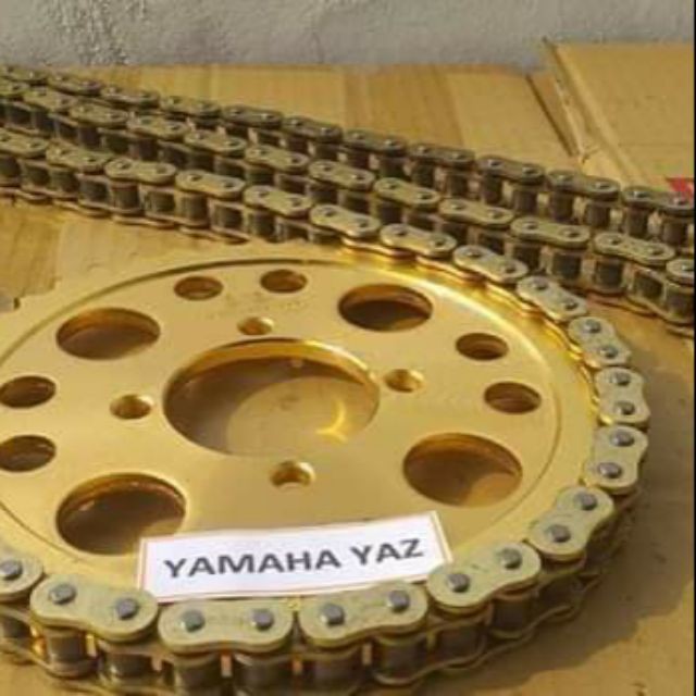Yamaha Yaz 125cc- Bộ Nhông Sên Đĩa D.I.D Vàng ThaiLand- 10Li