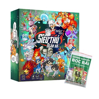 Combo boardgame Lớp Học Mât Ngữ - Siêu Thú Ngân Hà và trọn bộ tập bọc bài