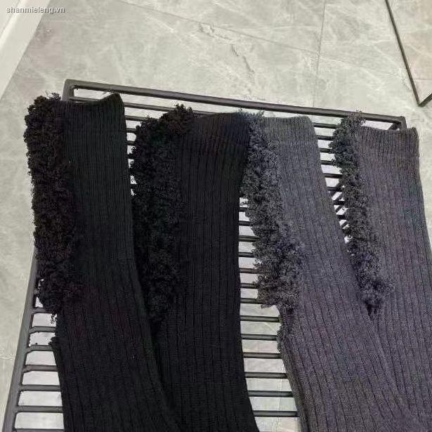 Vớ ống cao mỏng phối lỗ rách thời trang xuân hè cho nữ tùy chọn số lượng