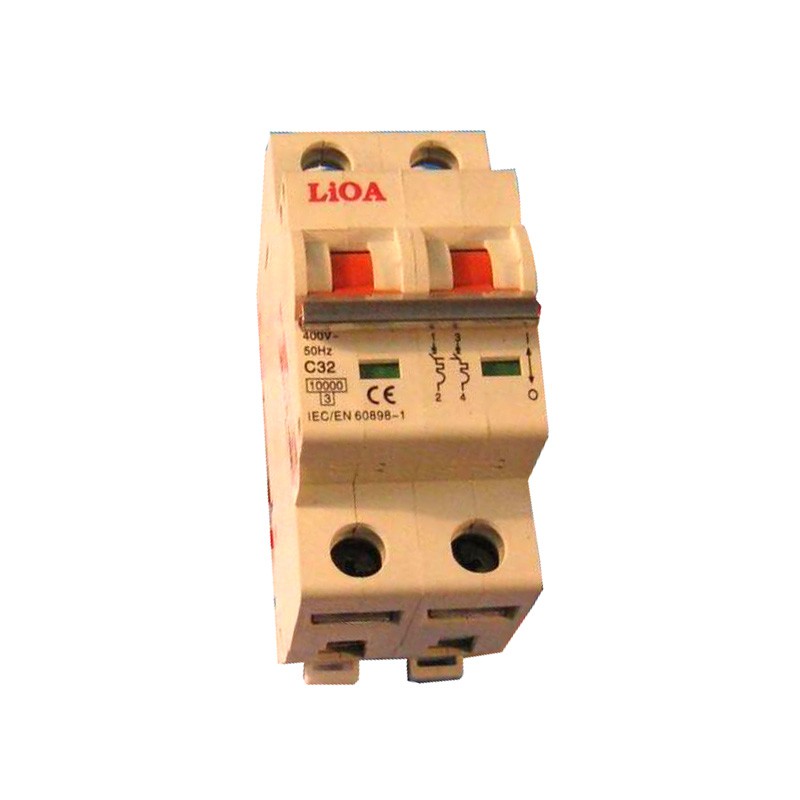 Cầu dao tự động LiOA 2 cực 400V - dòng cắt 10kA (Aptomat LiOA)