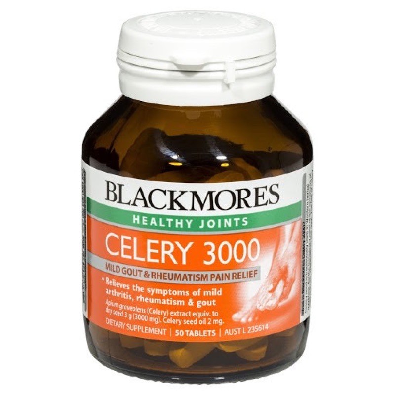 Viên hỗ trợ bệnh Gout Blackmores Celery 3000