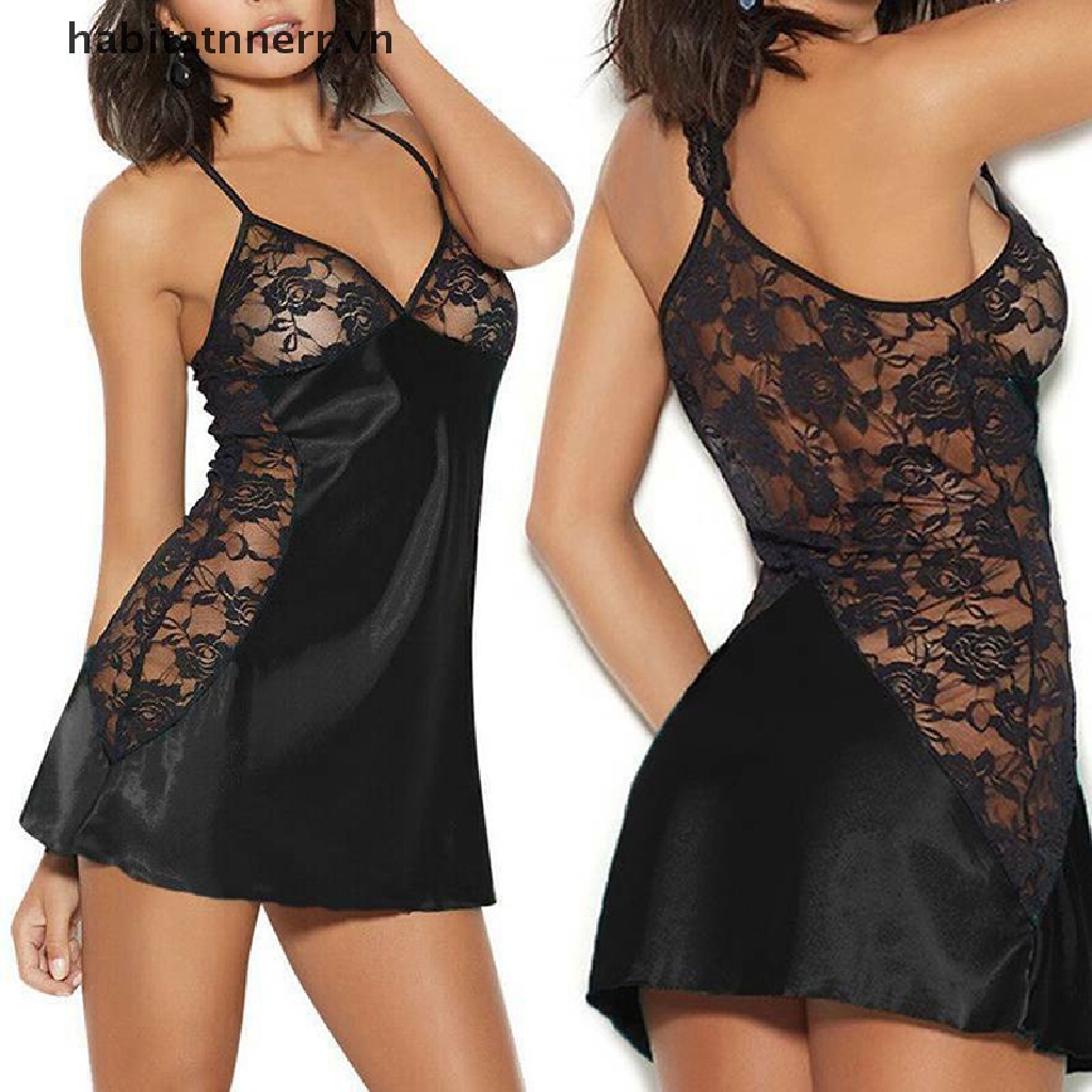 Đầm Ngủ Babydoll Phối Ren Gợi Cảm | BigBuy360 - bigbuy360.vn