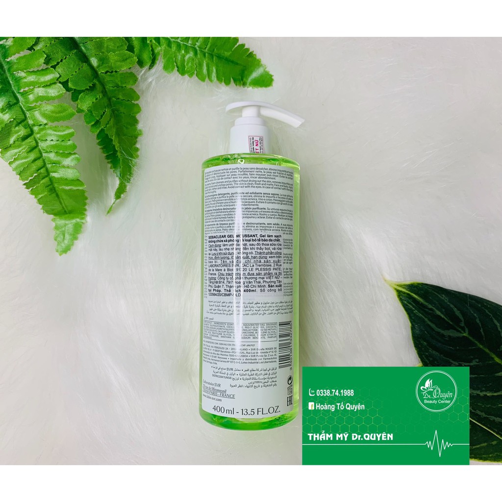 [CHÍNH HÃNG] Gel rửa mặt SVR Sebiaclear Gel Moussant dành cho da dầu | BigBuy360 - bigbuy360.vn