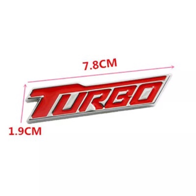 Miếng nhôm dán TURBO
