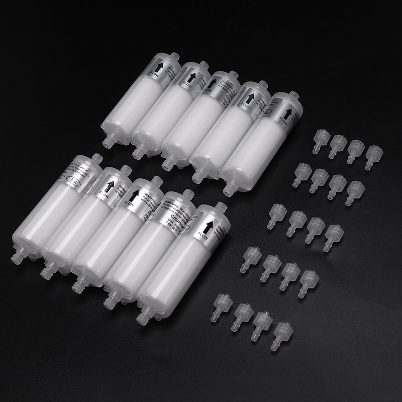 10 Viên nang lọc mực 80mm chuyên dụng cho máy in Soent Myjet Allwin Crystaljet Witcolor Gongzheng Jhf Vista Xaar Ricoh