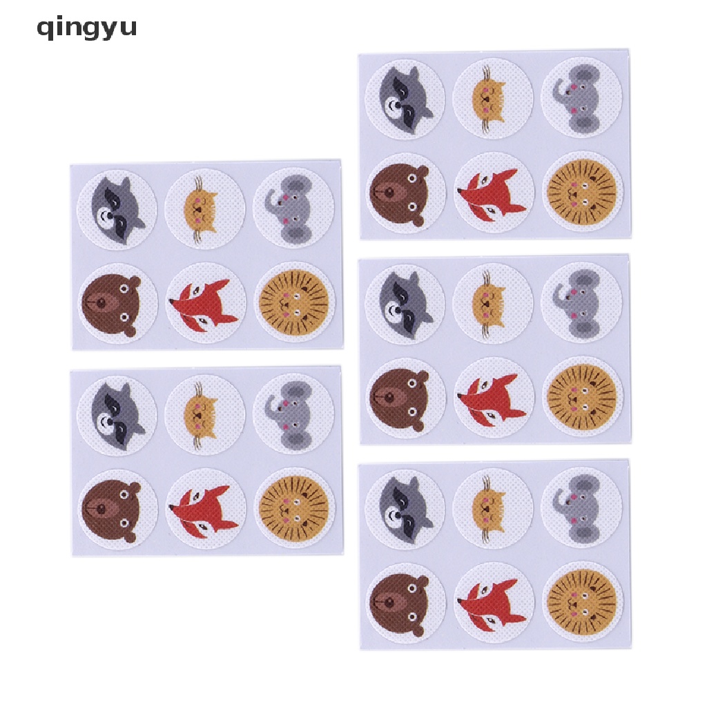 Set 10 Miếng Dán Chống Muỗi Họa Tiết Hoạt Hình Cho Bé