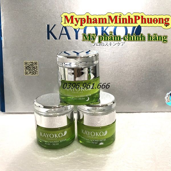 Kem nám kayoko xanh 5, Kem kayoko trắng da, sạch nám, tàn nhang Kayoko (Night Cream)