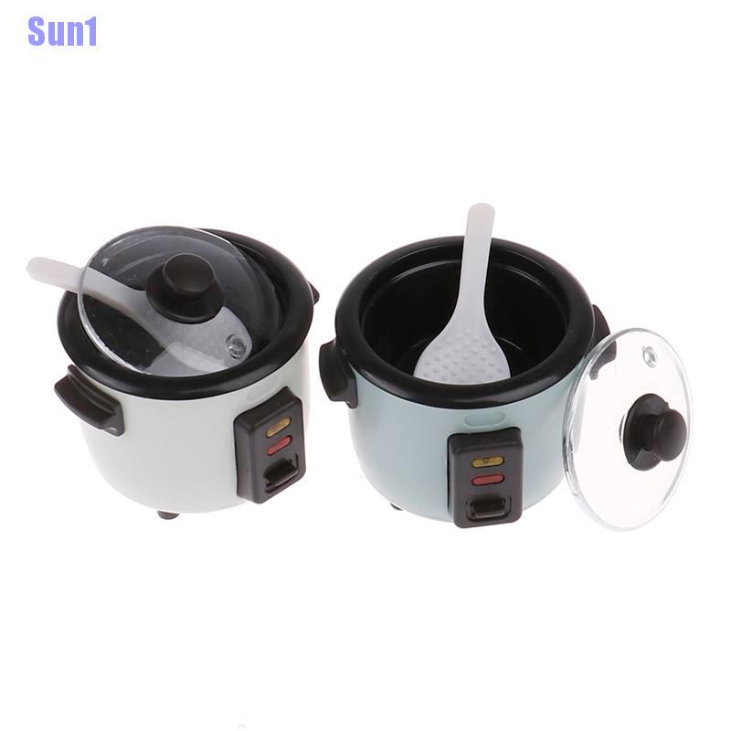 Mô Hình Nồi Cơm Điện mini Tỉ Lệ 1: 12 Trang Trí Nhà Búp Bê