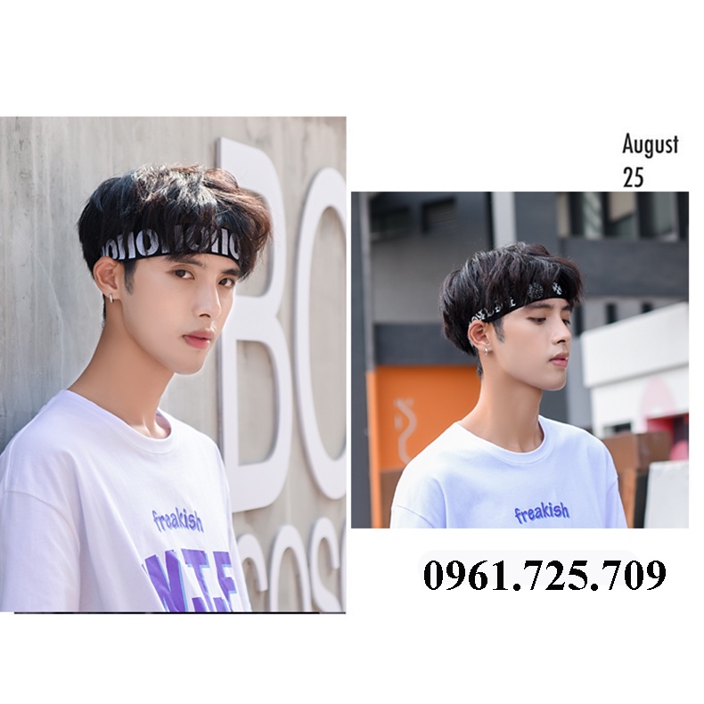 Băng đô thể thao tập gym yoga nam nữ KPOP Hàn Quốc bản nhỏ 4 cm UNISEX Headband QACCESSORIES HA180501