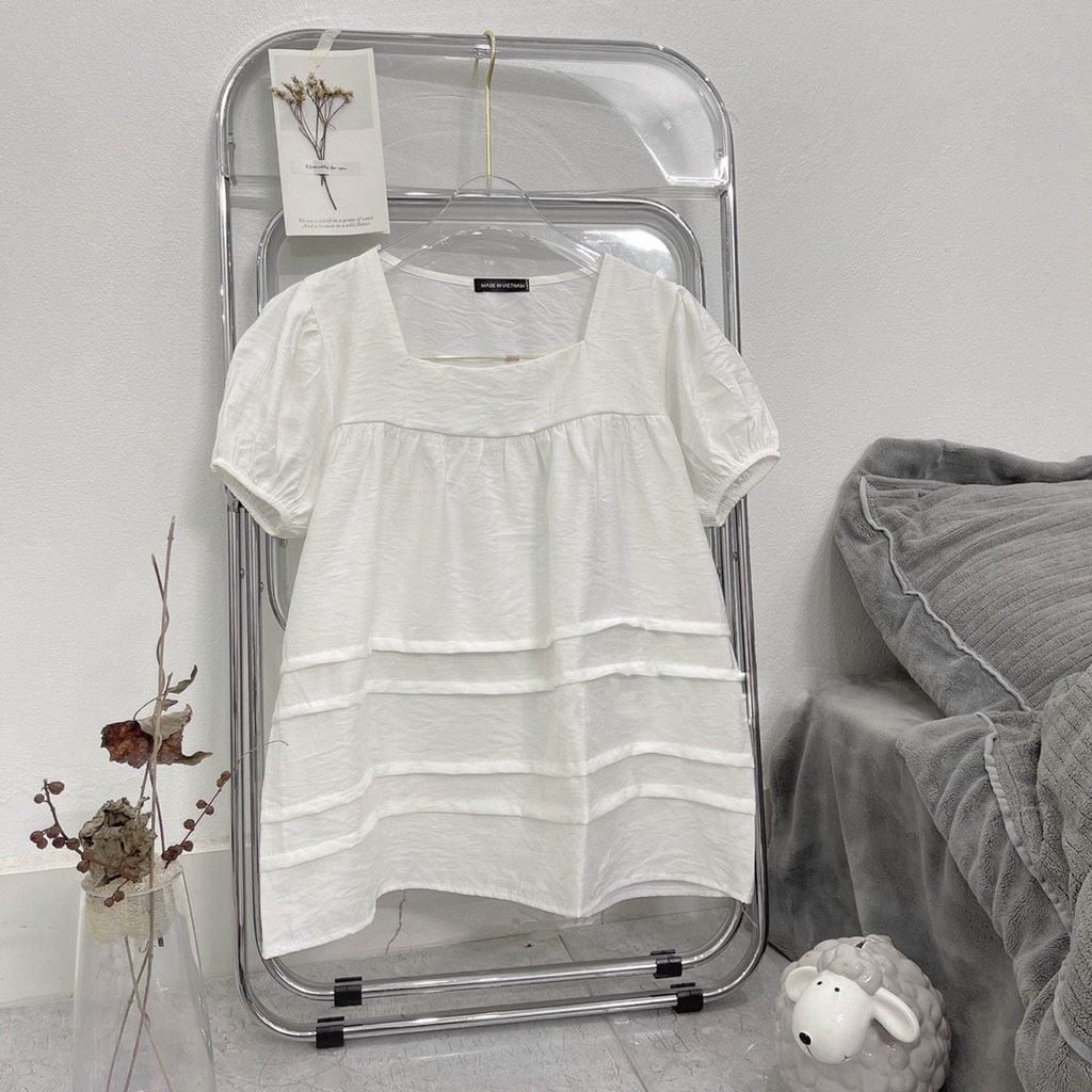 Áo bầu công sở chất mềm mát, áo bầu thời trang