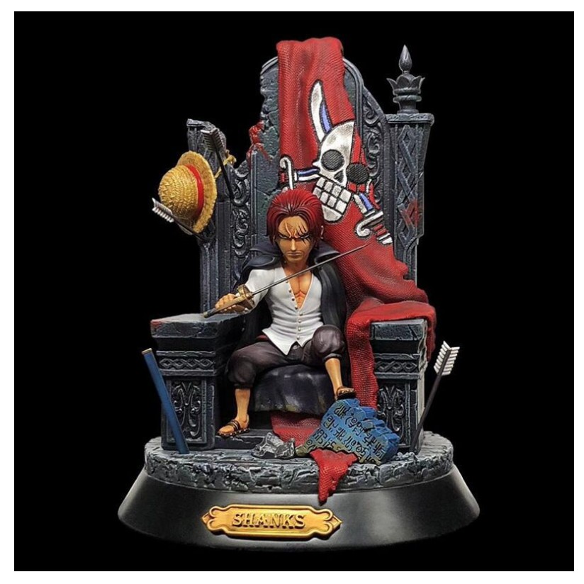 (Sẵn VN) Mô hình One Piece Tứ Hoàng Kaido , Shanks , Big mom , Râu trắng ngồi ghế cao 26cm - One Piece - Truy tìm kho bá