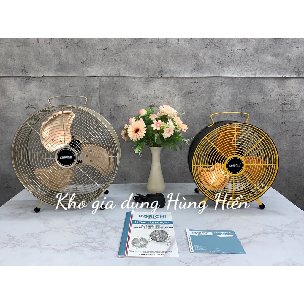 QUẠT TÍCH ĐIỆN KORICHI KRC-6210 - HÀNG CHÍNH HÃNG