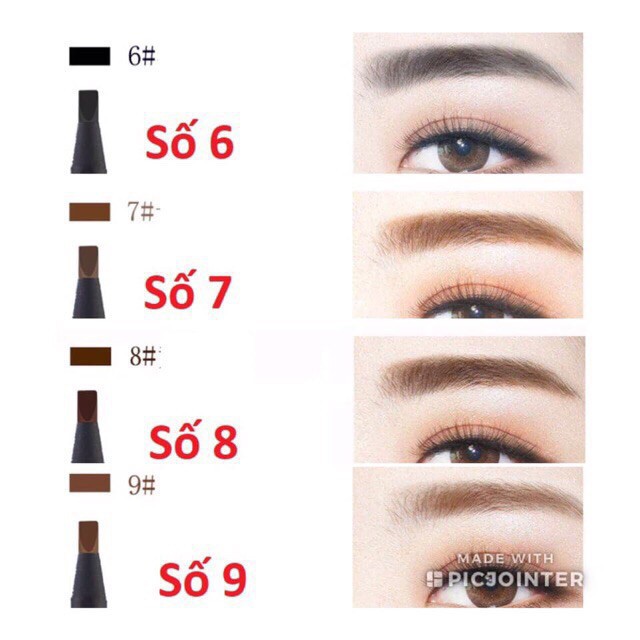 Chì xé kẻ mày Haozhuang Eyebrow Pencil