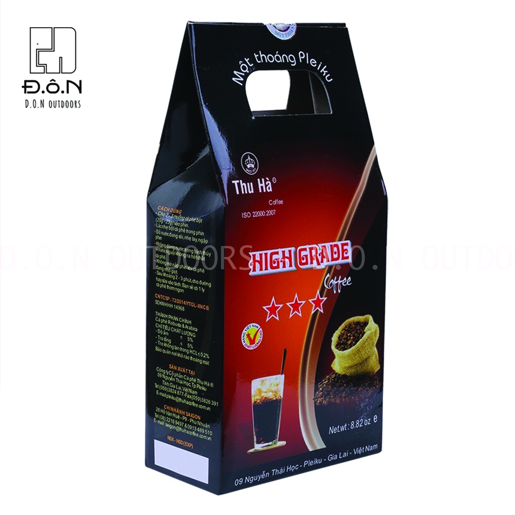 Cà Phê Robusta Mix Arabica Nguyên Chất 100% Pha Phin, Pha Máy Vị Thanh Đậm Tự Nhiện Thu Hoạch Tại Gia La- D.O.N OUTDOORS