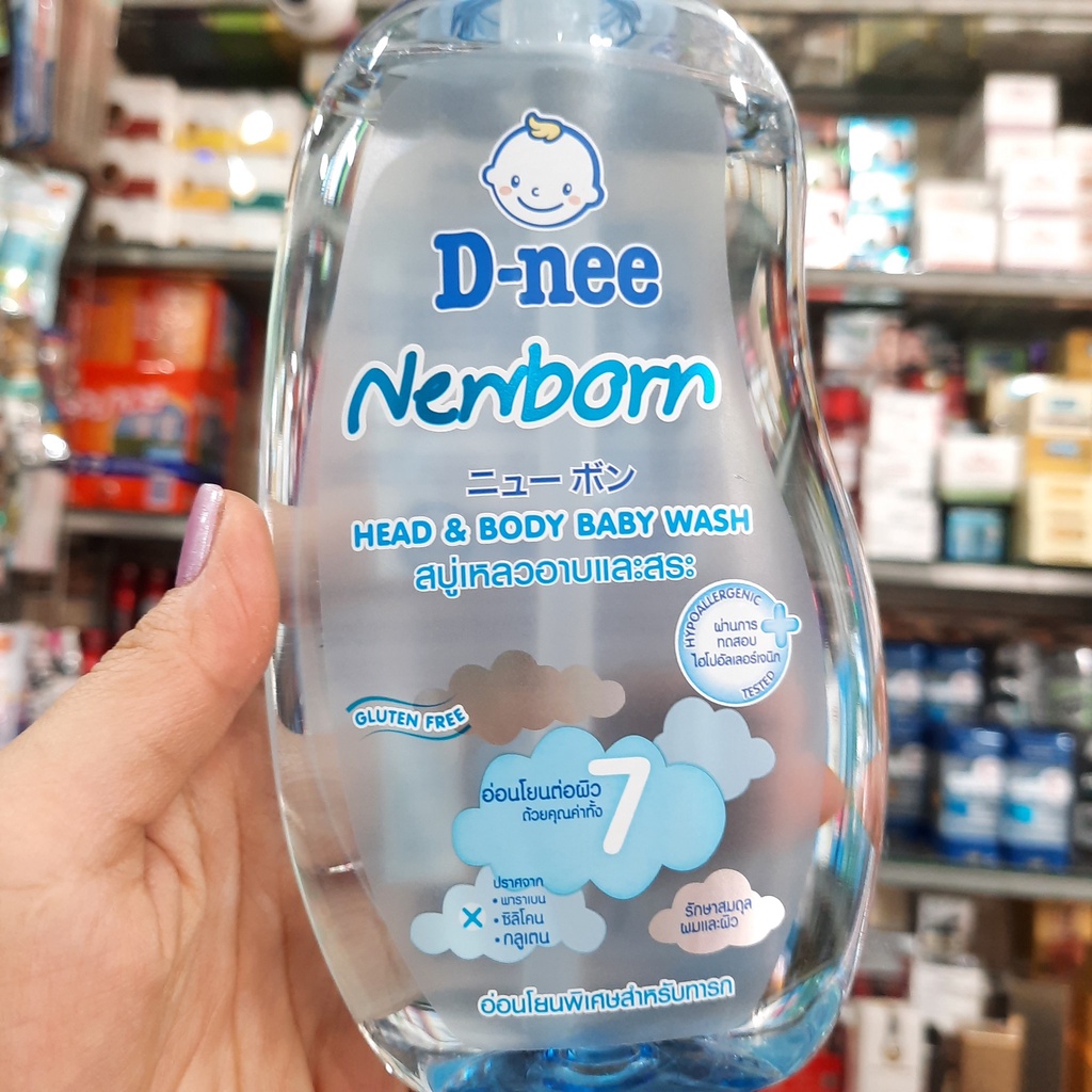 Tắm gội toàn thân dành cho trẻ sơ sinh D-nee Newborn 380ml