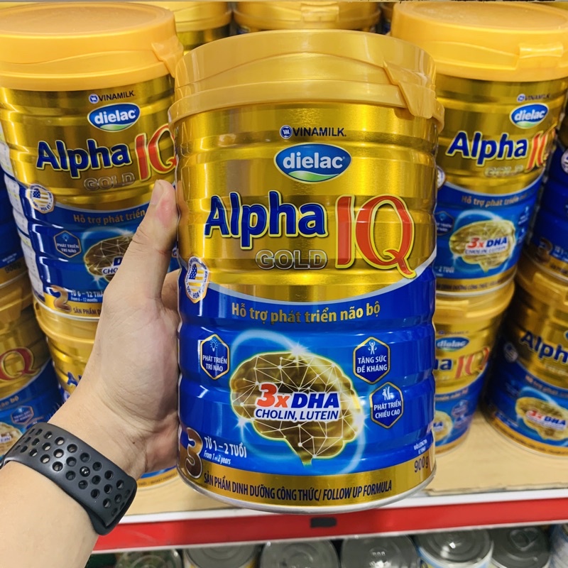 Sữa bột DIELAC ALPHA GOLD IQ 1 2 3 4 900G