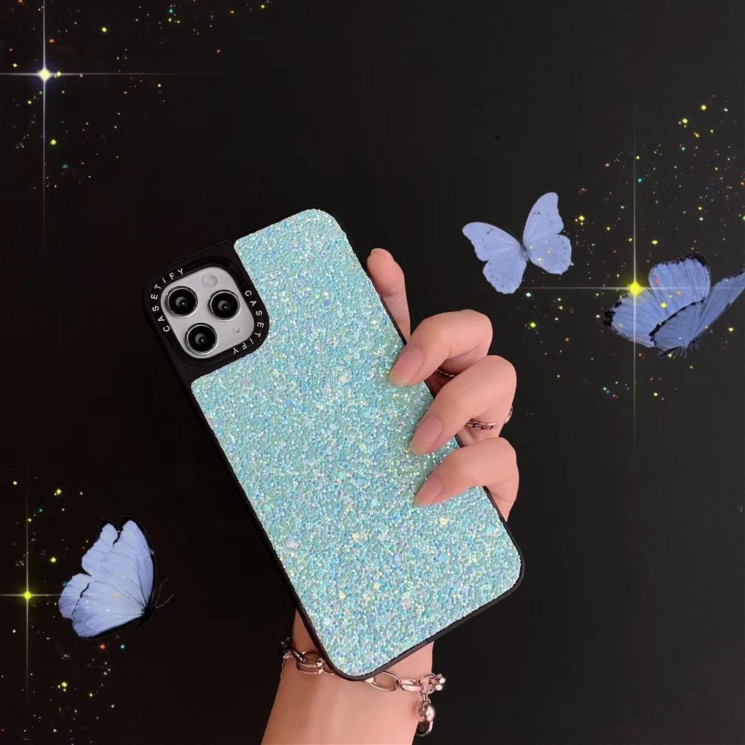 Ốp điện thoại cứng lấp lánh chống sốc bảo vệ toàn diện cho IPhone 12pro max 12mini 11Pro Max XS Max XR SE 2020 7 8 Plus | BigBuy360 - bigbuy360.vn