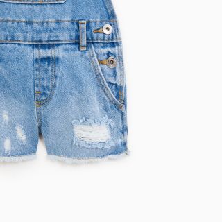 Short yếm jean bé gái Z