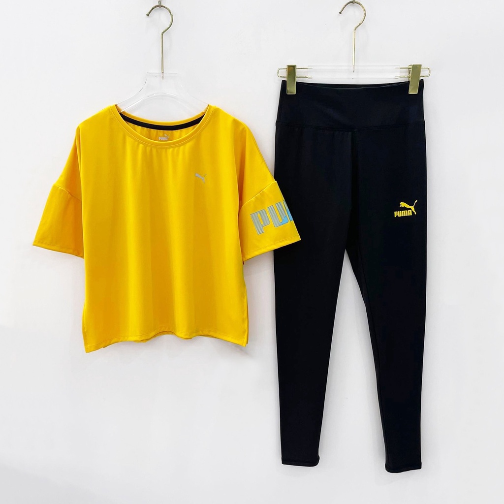 Set Pu.ma Chuẩn Hàng Xuất Xịn, Chất Thun Mềm Mịn, Thoáng Mát