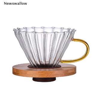 Phễu lọc cà phê nhỏ giọt v60 v01 v02 bằng thủy tinh