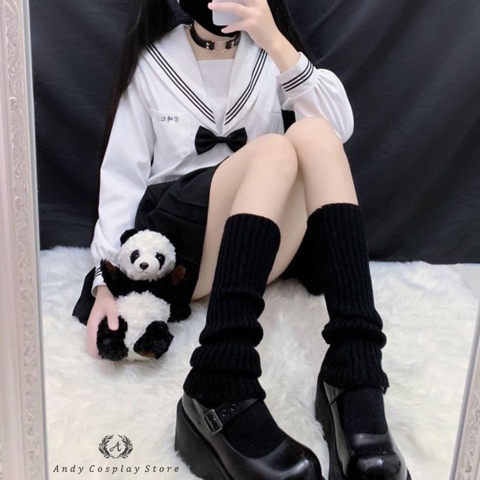 [CÓ SẴN] Tất len đan Japanese girl Loose Socks