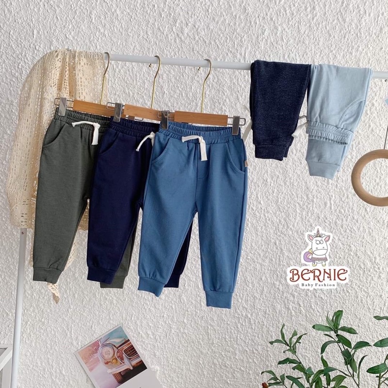 Set 3 quần Unisex Bernie cho bé trai bé gái 8-22kg- 21Q002