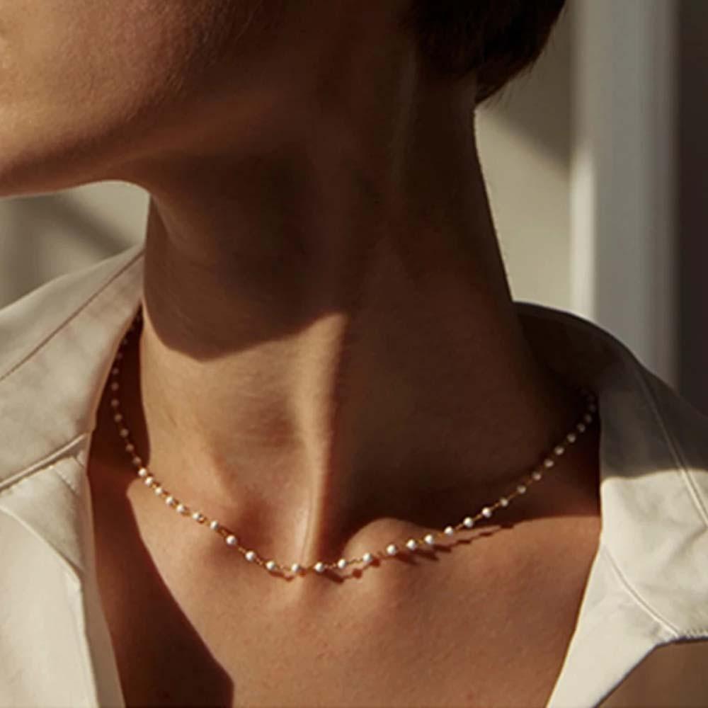 Dây Chuyền Ngọc Trai Thời Trang Dành Cho Nữ