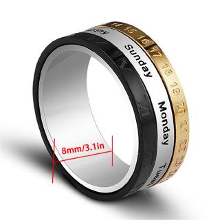 Nhẫn Khắc Số La Mã Phong Cách Vintage