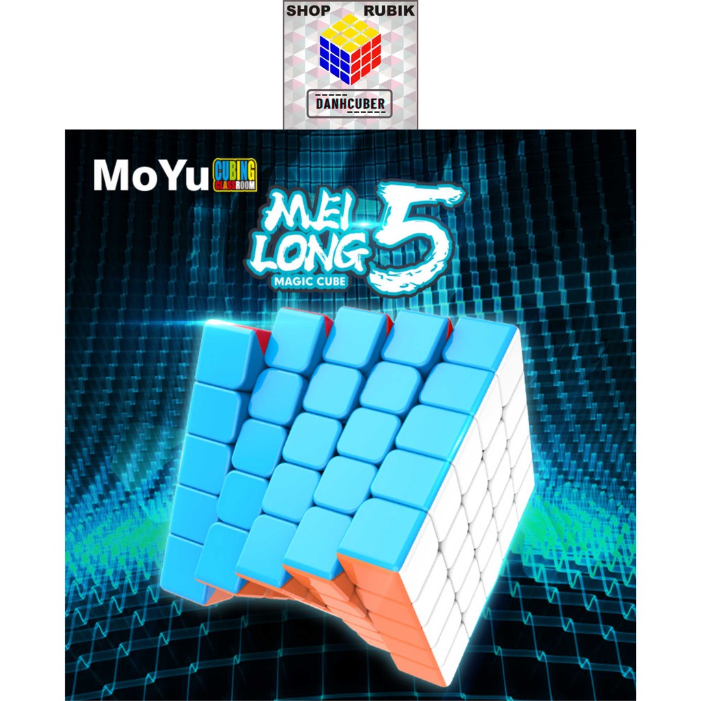 Rubik 5x5 Stickerless MoYu MeiLong MFJS Rubik 5 Tầng