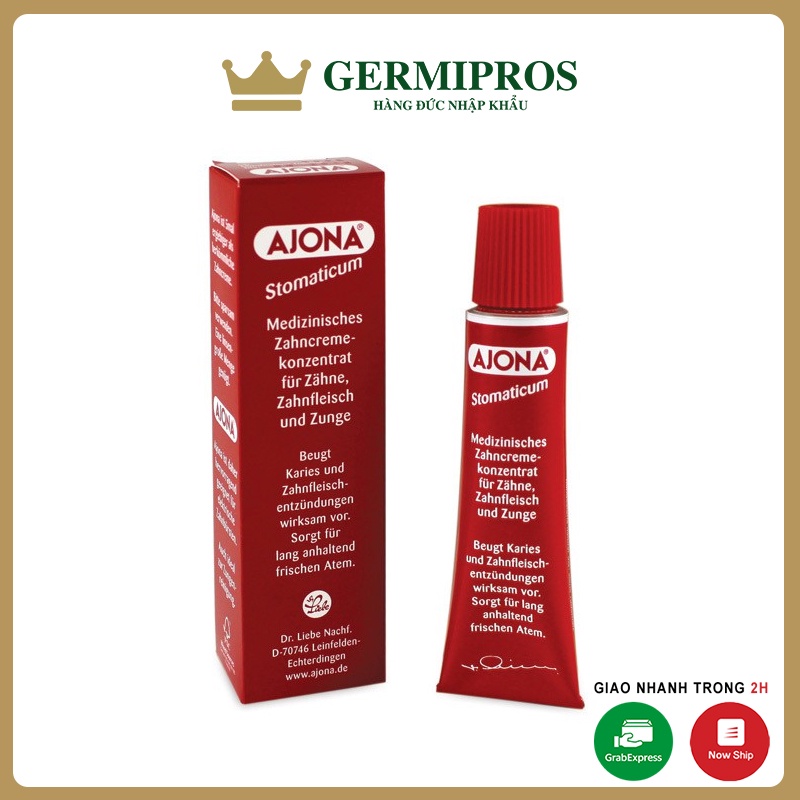 Kem đánh răng ajona đức 25ml loại bỏ cao răng và chống viêm lợi - ảnh sản phẩm 1